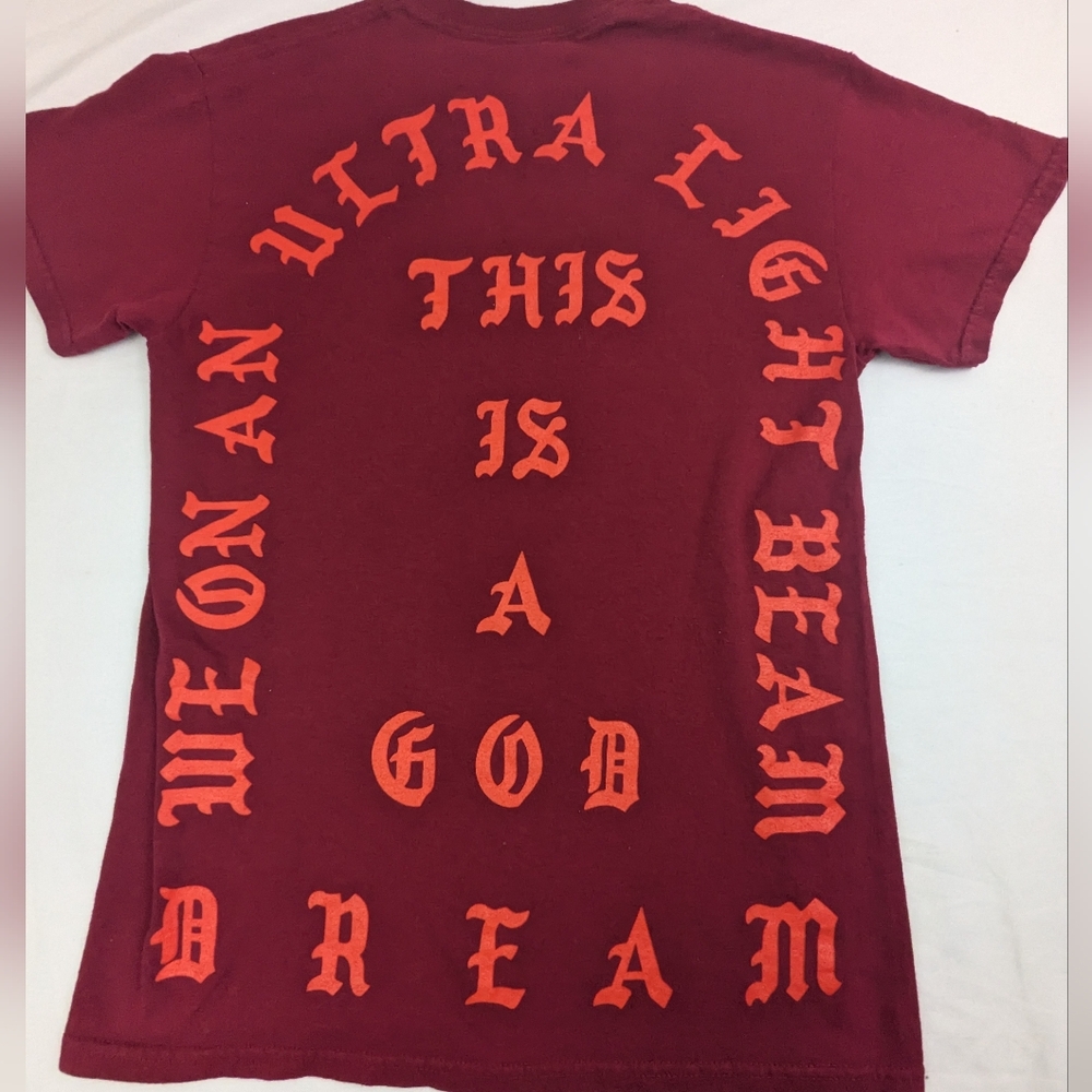 Kanye West I Feel Like Pablo Concert Tee  Merch This Is A God Dream Red Small